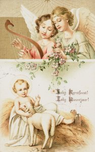 荷兰圣诞贺卡（彩色印刷） 作者 荷兰学校