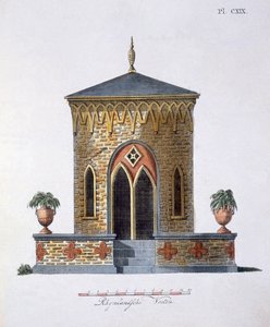 花园装饰品，来自G. van Laar的“花园宝石杂志”，出版于1802年 作者 荷兰学校