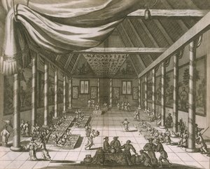 皇宫，北京，1670年 作者 荷兰学校
