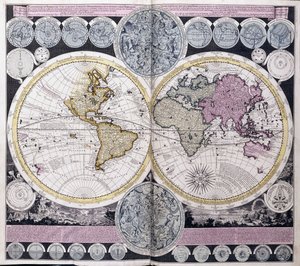 世界地图，约1717年 作者 荷兰学校