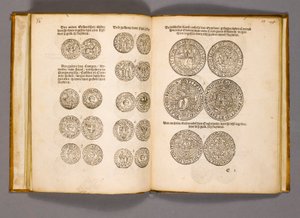 刻有英国硬币的钱本（书） 作者 荷兰学校