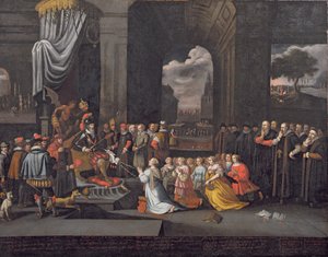 1568年阿尔巴公爵的迫害 作者 Dutch School
