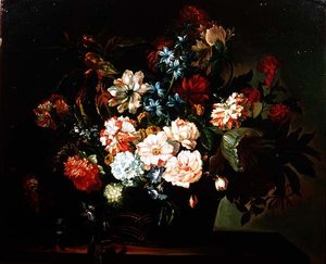 花的静物 作者 荷兰学校
