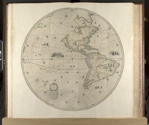 美洲，克伦克地图集，约 1660 年（雕刻） 作者 荷兰学校