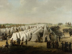 Rijen的军营，1831-5 作者 荷兰学校