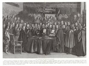 和平的明斯特，1648年 作者 荷兰学校