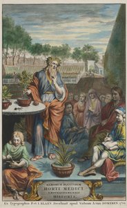 Jan Commelin 和 Caspar Commelin 著《Horti Medici Amstelodamensis Rariorum Plantarum Historia》第二卷扉页 作者 荷兰学校