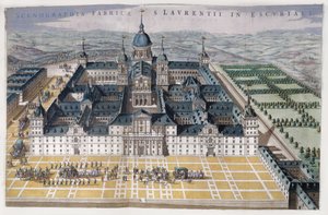 马德里埃斯科里亚尔（c.1662-5）的风景 作者 荷兰学校