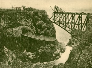 建造赞比西铁路大桥，建于1930年。