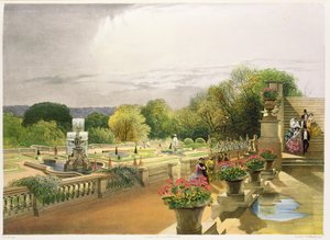 The Parterre，Harewood House靠近利兹，酒吧。作者：Thomas McLean