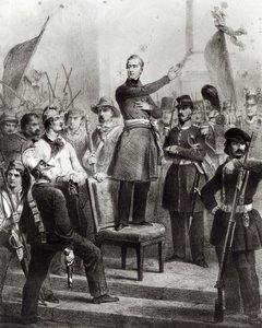 Alphonse de Lamartine在市政厅 作者 夏彭蒂尔