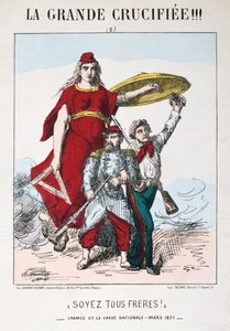 做兄弟！，法国共和党的寓言，1871年。 作者 E.考特克斯