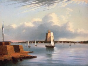 巴尔的摩港，1852年 作者 EG涂料