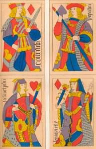 扑克牌，十六世纪，1849年。 作者 豪格