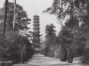 邱园，约 1900 年（黑白照片） 作者 EJ沃利斯