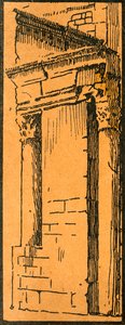 毗邻北皮诺酒店的论坛门廊，约1920年代。 作者 拉格特
