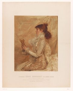 萨拉-伯恩哈特手提箱
Sarah Bernhardt de la comédie française》（标题见实物） 作者 E.Memet