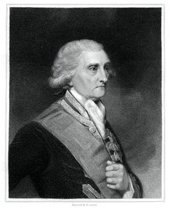 乔治·布赖杰斯·罗德尼（George Brydges Rodney），英国海军军官罗德尼一世，1833年。 作者 E.斯克里文