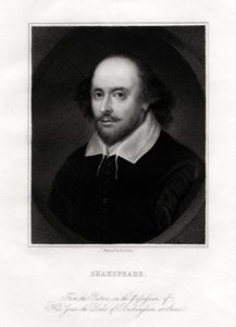 威廉·莎士比亚（William Shakespeare），英国剧作家，19世纪。 作者 E.斯克里文