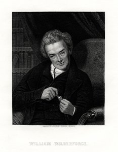 威廉·威尔伯福斯（William Wilberforce），英国反奴隶运动组织者，19世纪。 作者 E.斯克里文