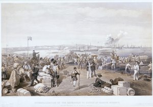 在卡米什-布尔努的克尔奇探险队上岸》，1855年 作者 沃克