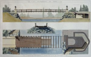 Bois de Vincennes和Reuilly岛桥，来自&39;Promenades de Paris&39;的插图，由Jean Joseph Sulpis（1826-1911）刻 作者 E. and Dardoize，路易斯·埃米尔·霍切罗