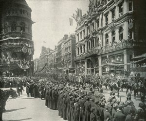 皇家大游行：经过塞普赛德东端，伦敦，1897年