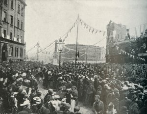 皇家游行：皇家马炮兵经过圣乔治马戏团，自治市镇，1897年