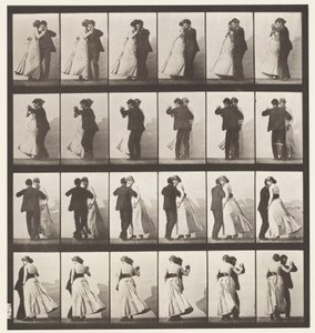 Plate 197. Dancing Waltz, Two Models 作者 爱德沃德·迈布里奇