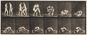 板块345.Wrestling，Lock，1885 作者 爱德沃德·迈布里奇