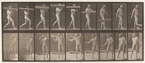 板384.抬起原木肩膀 作者 Eadweard Muybridge