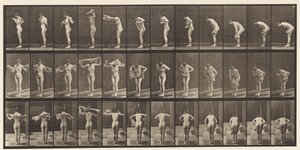板414.用毛巾擦拭身体 作者 Eadweard Muybridge