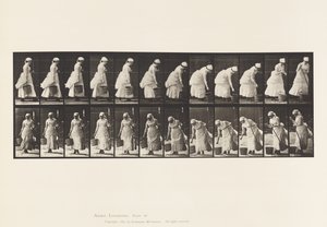 Plate 437. Setting Down Bucket and Preparing to Sweep 作者 爱德沃德·迈布里奇