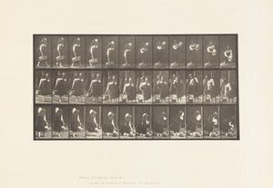 盘子460.手拿肩上和篮子里的罐子，1885年 作者 爱德沃德·迈布里奇