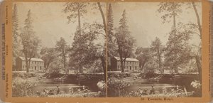 "优胜美地酒店"，1867 年（照片） 作者 爱德沃德·迈布里奇