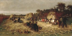 加利福尼亚州楠塔基特市的玉米壳1875年。 作者 伊士曼·约翰逊
