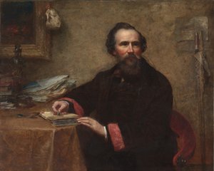 Genio C.Scott的肖像 作者 伊士曼·约翰逊