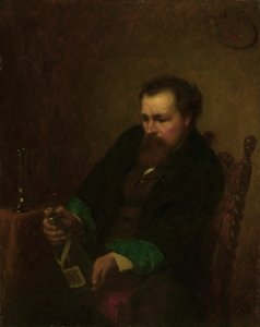 自画像》，1863年。