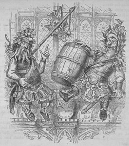 带桶的哥格和玛格，1840年