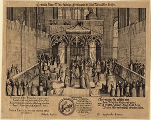 Ferdinand II Empereur des Romains (1578-1637) - The coronation of King Ferdinand II as Holy Roman Emperor 作者 埃伯哈德·基瑟