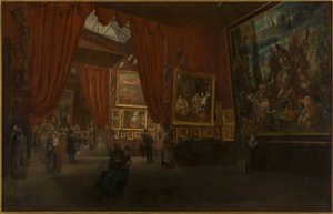 欧仁-德拉克洛瓦作品展，1864 年，意大利大道马蒂内画廊，1864 年（油画） 作者 Ed. Albertini