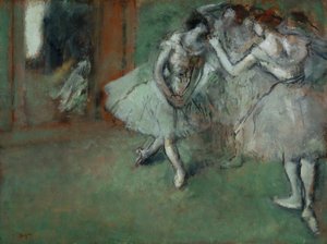 一群舞者 作者 Edgar Degas