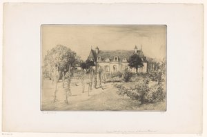 房屋附近的花园景观
La maison d