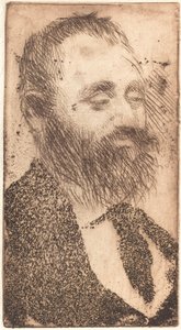 阿尔丰斯-赫希，1875年。 作者 埃德加·德加