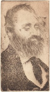 阿尔丰斯-赫希，1875年。 作者 埃德加·德加