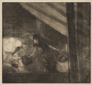 约1879-80年在大使馆咖啡馆 作者 埃德加·德加