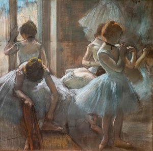 Dancers. 1884-1885. Pastel on paper. 作者 埃德加·德加