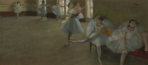 1880年，教室里的舞者 作者 埃德加·德加