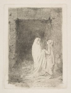 但丁和维吉尔，1857年。 作者 埃德加·德加