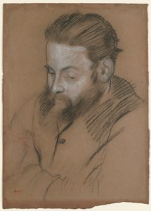 迭戈·马蒂利（Diego Martelli），1879年。 作者 埃德加·德加